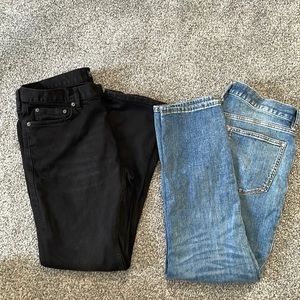 (BUNDLE) 2 Pairs Men’s Banana Republic Slim Jeans 34x30